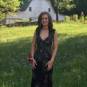 Jovani Black prom dress, only worn one time